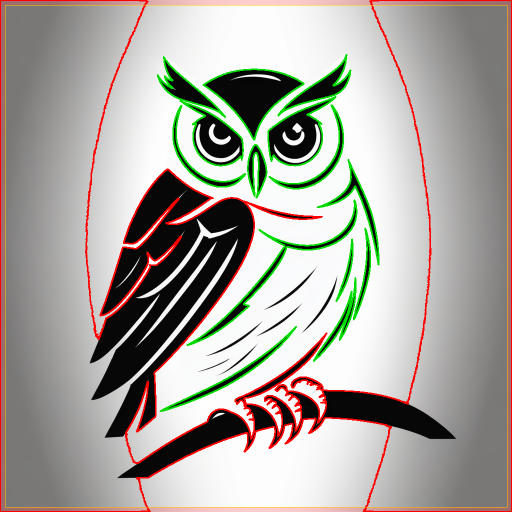 Raster with too little margin around the subject