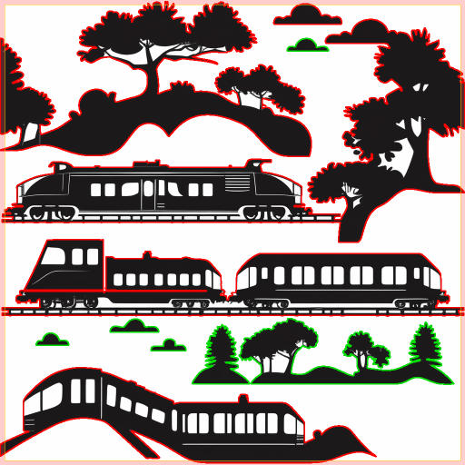 Raster with noisy contour detection from extra detail